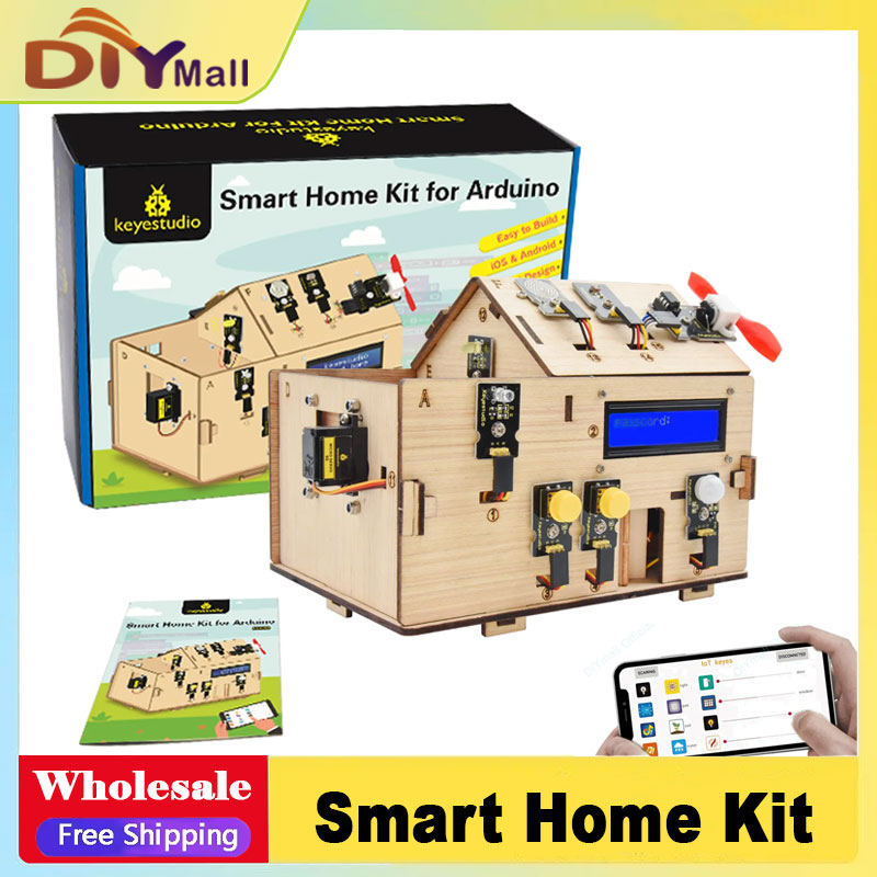 Home Automation Diy - Keyestudio Smart IoT Home Kit com
