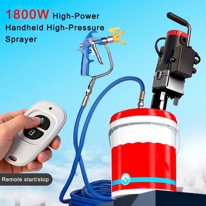 Diy Automation - Pulverizador Portátil de Alta Pressão 1800W,