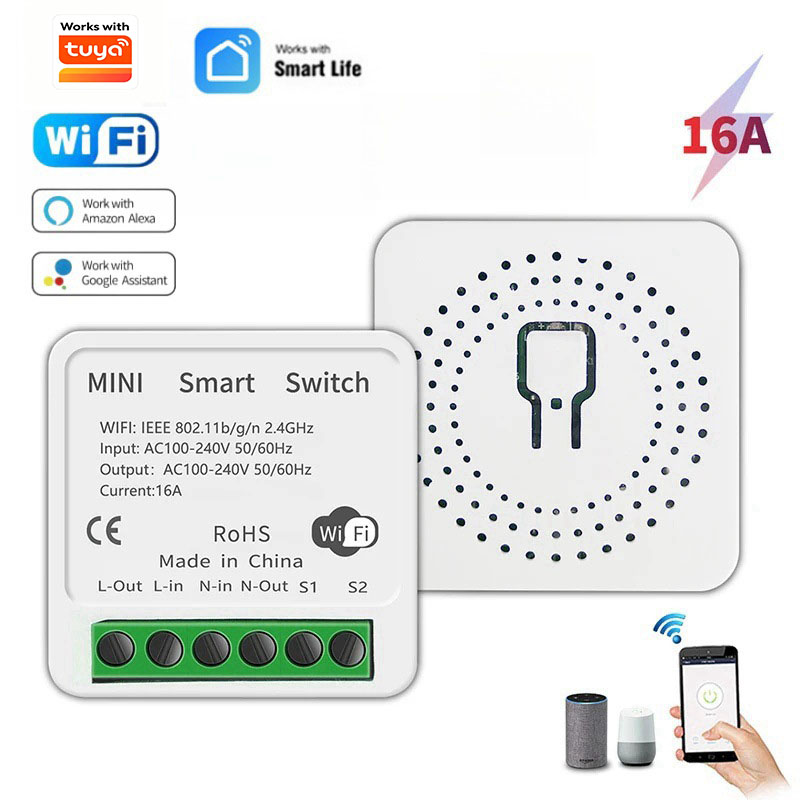Diy Home Automation Controller - Interruptor WiFi MINI 16A DIY com