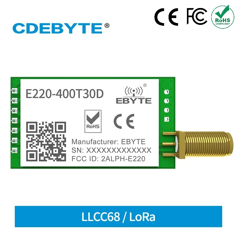 433Mhz Receiver Module - Llcc68 lora módulo sem fio 433mhz