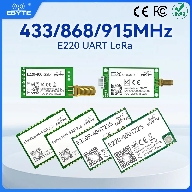 Módulo LoRa LLCC68 UART 433MHz - 433Mhz Receiver Module avaliação e preço
