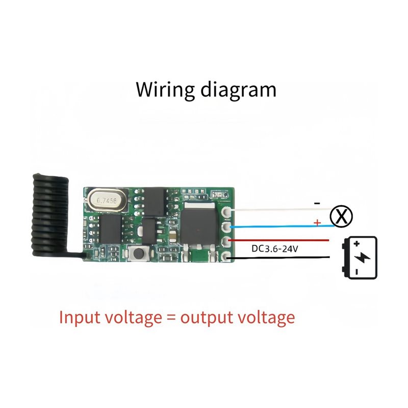 Controlador de Comutação RF +  - 433Mhz Receiver Module avaliação e preço