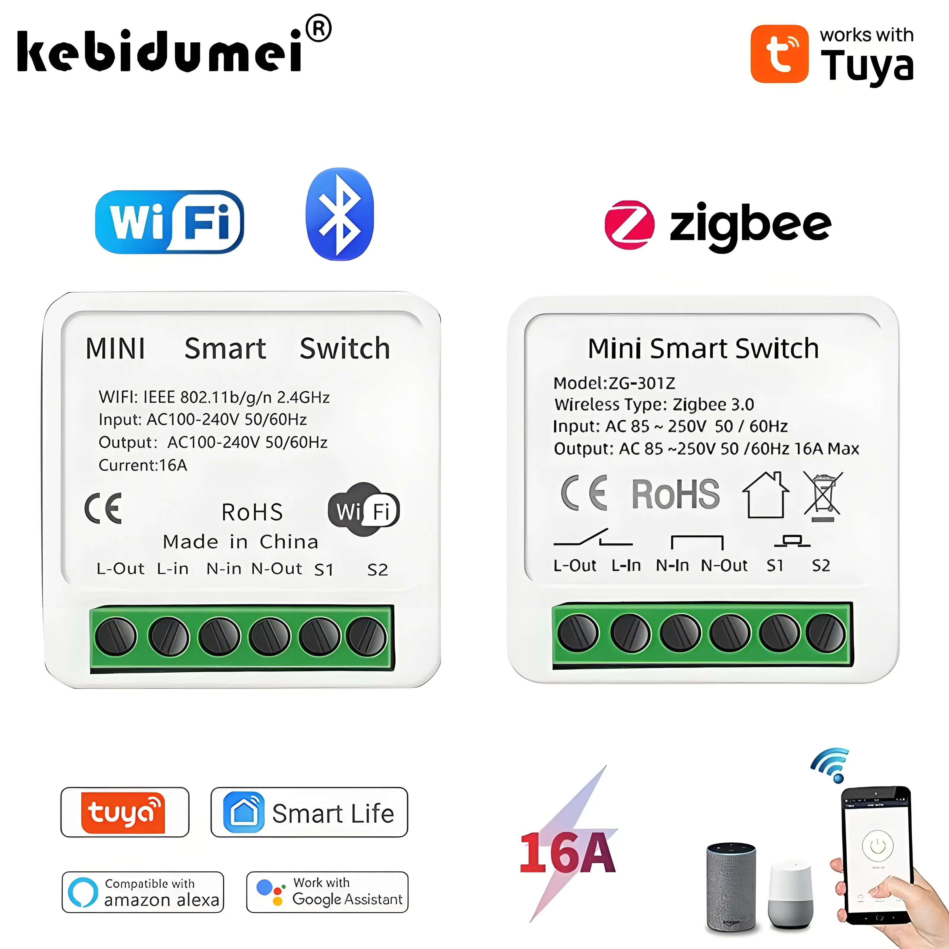 16a tuya zigbee 3.0 mini inter - Diy Home Automation Controller avaliação e preço