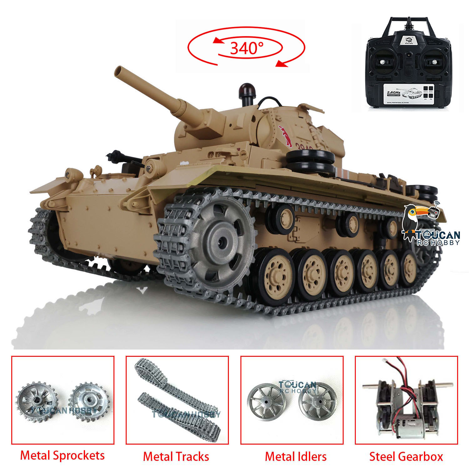 Tanque RC HENG LONG 7.0 Panzer - Home Automation Tutorial avaliação e preço